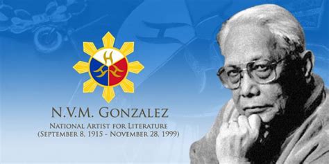 Order of National Artists: NVM Gonzalez .